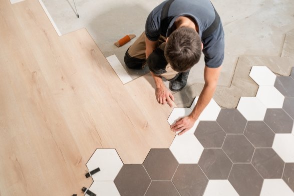 Flooring installation services in Regina